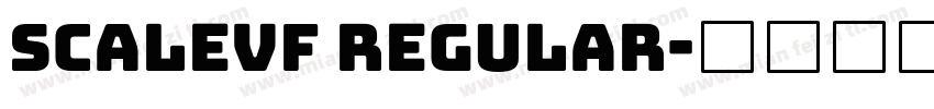 ScaleVF Regular字体转换